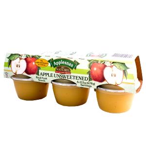 1 snack cup (113 g) Unsweetened Applesauce