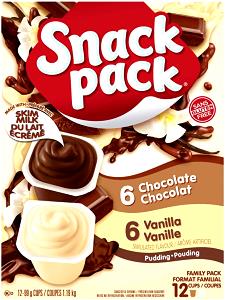 1 snack pack (99 g) Handi-Snacks Vanilla Pudding