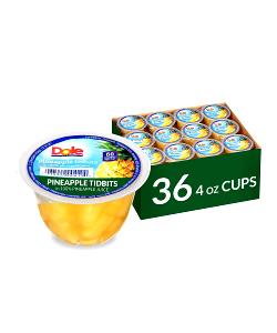 1 Snack Size (4 Oz) Pineapple Juice Pack (Cooked or Canned)