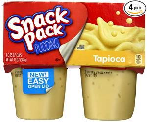 1 Snack Size (4 Oz) Tapioca Puddings