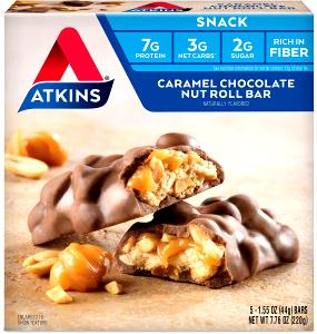 1 Snack Size Bar Chocolate Flavored Caramel Roll