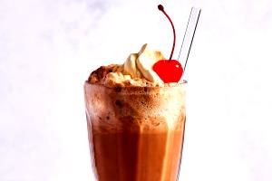 1 Soda (10 Fl Oz) Chocolate Ice Cream Soda
