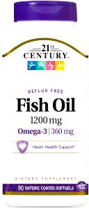1 softgel Enteric Coated Fish Oil 1200 mg