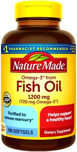 1 softgel Heart Health Fish Oil Supplement