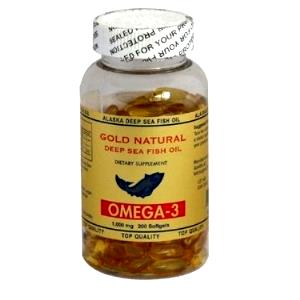 1 softgel Ultimate Gold Omega 3 Fish Oil
