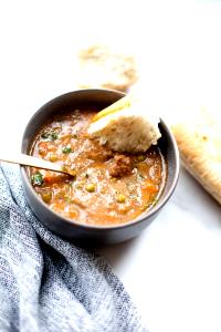 1 soup (340 g) Beef and Vegetable Stew (Medium)