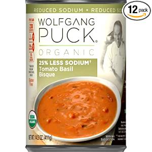 1 soup (340 g) Tomato Basil Bisque Soup (Reduced Sodium) (Medium)