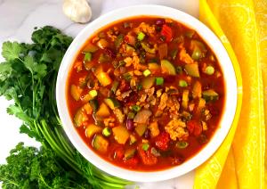 1 soup (454 g) Hearty Cabbage Soup Low Fat (Large)