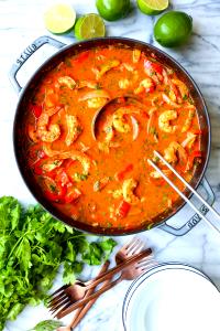 1 soup (454 g) Thai Coconut Curry Soup (Large)