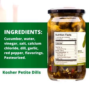 1 spear (30 g) Kosher Dill Spears