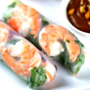 1 spring roll Shrimp Spring Rolls