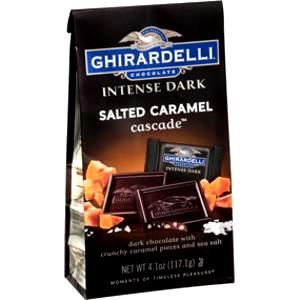 1 square (11 g) Intense Dark Salted Caramel Cascade