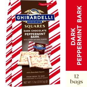 1 square (12 g) Peppermint Bark with Dark Chocolate