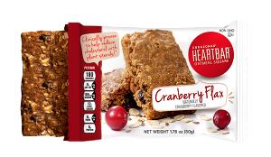 1 square (50 g) Oatmeal Squares - Cranberry Flax