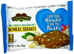 1 square (50 g) Oatmeal Squares - White Chocolate Macadamia Nut