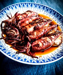 1 Squid Broiled Baked Squid