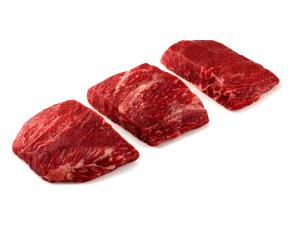 1 steak 100 Calorie Flat Iron Grill Boneless Steak