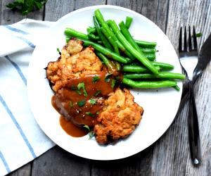 1 steak (113 g) Country Fried Steak