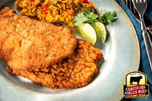 1 Steak (6-3/4" X 2-1/2" X 1") Fried Floured or Breaded Tuna