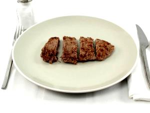 1 Steak Beef Knuckle (Tip Side, Steak, Trimmed to 0" Fat, Choice Grade, Cooked, Grilled)