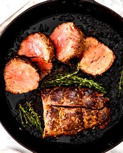 1 Steak Beef Tenderloin, Roasted, Slo (Filet Mignon)