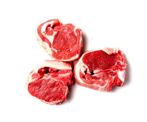 1 Steak Lamb Loin, Raw, Slf