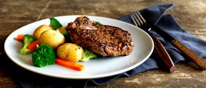 1 steak Peppered Steak