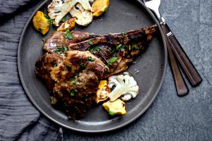 1 Steak Pork Shoulder, Blade, Braised, Slf