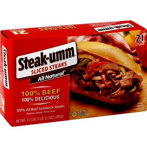 1 Steak Sandwich Steaks, Sliced