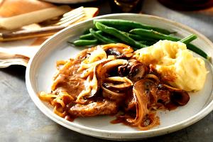 1 steak Saucy Pan Steak