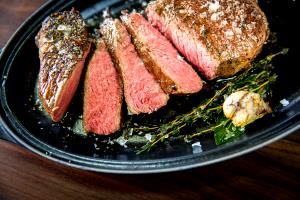 1 Steak (yield After Cooking, Bone Removed) Breaded or Floured Venison/Deer Steak