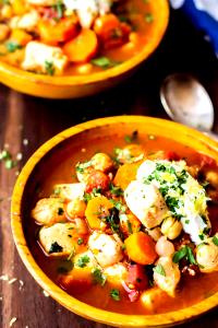 1 stew (454 g) Chicken Vegetable Stew (Large)