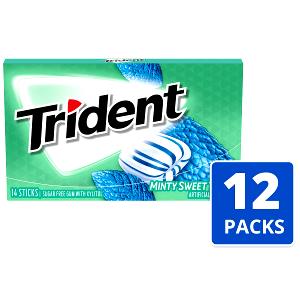 1 stick (1.7 g) Sugarless Minty Sweet Twist Gum