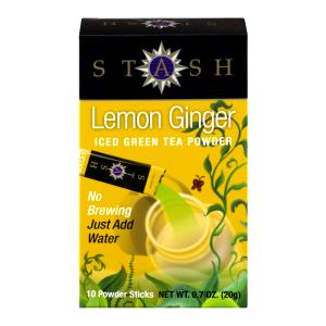 1 stick (2 g) Lemon Ginger Iced Green Tea Powder