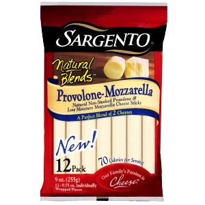 1 stick (21 g) Natural Blends - Provolone-Mozzarella Cheese Snacks
