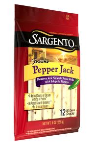1 stick (21 g) Pepper Jack Snacks Cheese Sticks