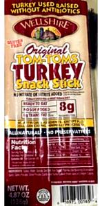 1 stick (23 g) Original Turkey Tom Tom Snack Sticks