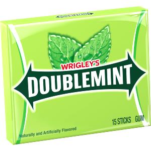 1 stick (2.7 g) Doublemint Gum