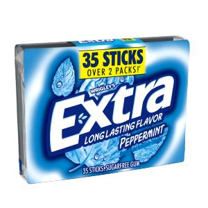1 stick (2.7 g) Extra Peppermint Gum