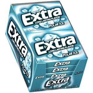 1 stick (2.7 g) Extra Sugar Free Gum - Polar Ice
