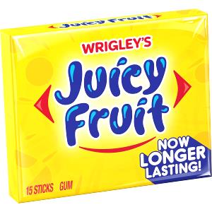 1 stick (2.7 g) Juicy Fruit Chewing Gum