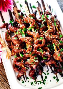 1 stick (42 g) Teriyaki Flavor Beef & Ostrich Snack Stick