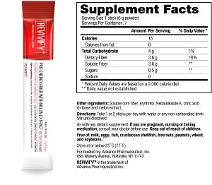 1 stick pack (6 g) Energy