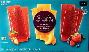 1 strip (14 g) 100% Fruit Strips - Cherry