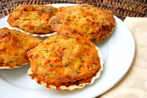 1 stuffed scallop (71 g) Stuffed Scallops