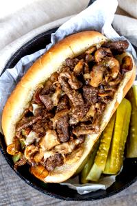 1 sub Famous Philly Cheese Steak on Wheat (Regular)