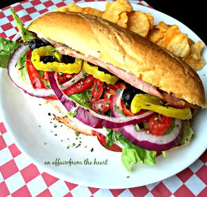 1 sub (290 g) Classic Italian Toasted Sub