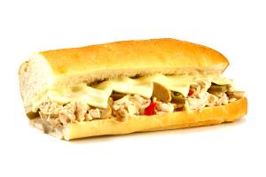 1 sub Big Kahuna Chicken Cheese Steak on White (Regular)