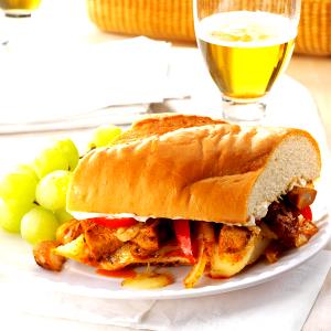 1 Submarine Chicken Sandwich with Spread