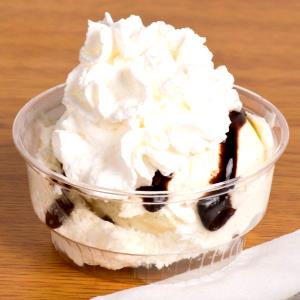 1 sundae (5 oz) Plain Sundae